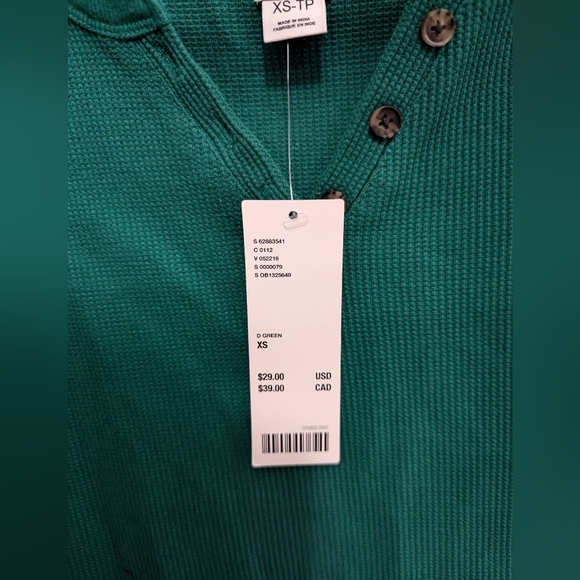 Urban outfitters waffle crop top XS - Picture 2 of 2